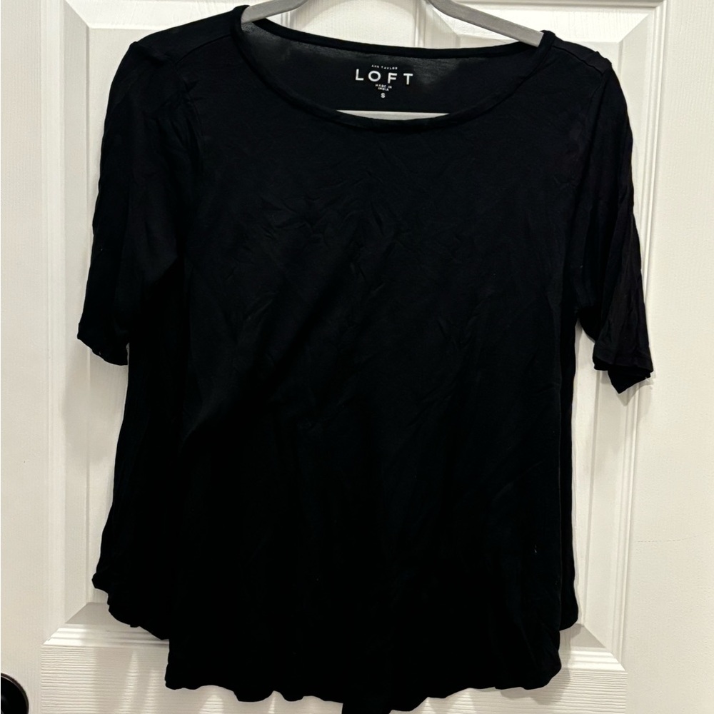 Short Sleeve Black Shirt Small